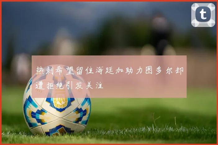 热刺希望留住海廷加助力图多尔却遭拒绝引发关注